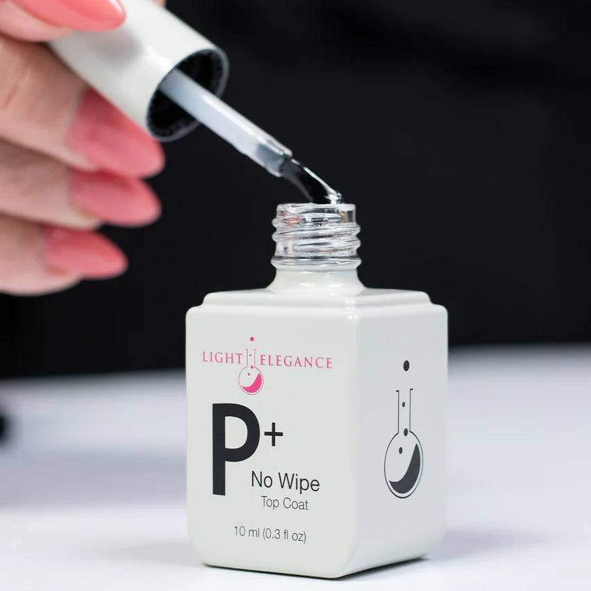 P+ No Wipe Soak-Off Top Coat